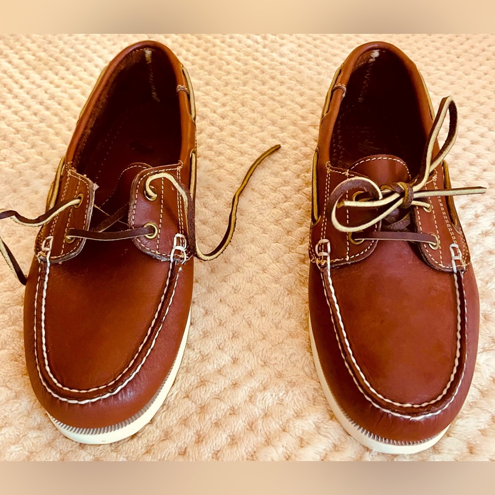 Men’s “G.H. Bass & Co.” Outdoor Brown Boat Shoes
